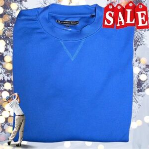 Excellent Pebble Beach Golf Men's Blue Performance, Sweat-Shirt Large